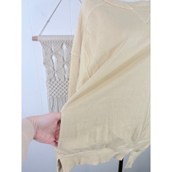 Free People Movement Intercept Tunic Sweatshirt Size XS Oat Milk Beige - Picture 6 of 11